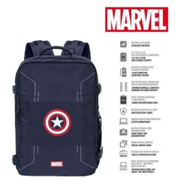 Karactermania Mochila Capitán América Gears 33 x 23 x 47 cm Poliéster Impermeable con Compartimento Portátil