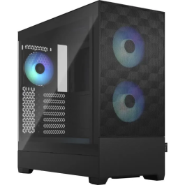Fractal Design Caja PC Pop Air RGB Black TG Negro FD-C-POR1A-06 con Tapa Lateral de Cristal Templado