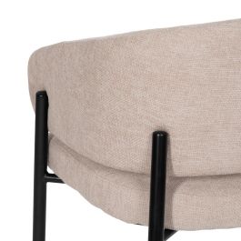 Silla Beige Tejido-Metal Contract 60 X 57 X 79 cm