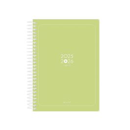 Agenda Escolar Antartik 25-26 Espiral Essentials Verde Lima Dia Pagina A5 Bilingüe Papel Fsc 80 gr Agenda Escolar Antartik 25-26 Espiral Essentials Verde Lima Dia Pagina A5 Bilingüe Papel Fsc 80 gr