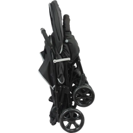 Bambisol Cochecito Doble BAM3159059050157 - Totalmente Equipado con Protector de Lluvia Incluido y Fácil Plegado