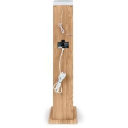 Thomson THO1720571172497 Altavoz Torre con Bluetooth, CD, USB, SD, Radio FM, 60W - Blanco/Madera