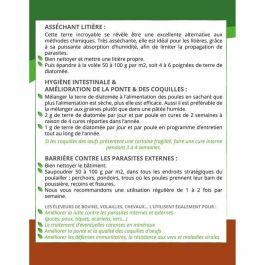 Terra Nostra Tierra de Diatomeas Grado Alimenticio para Granja - Polvo 300g - Mejora Higiene, Puesta de Huevos y Barrera contra Parásitos