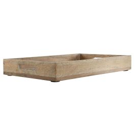 Juego de Bandejas Home ESPRIT Blanco Natural Indio 44 x 29 x 5 cm (2 Unidades) Juego de Bandejas Home ESPRIT Blanco Natural Indio 44 x 29 x 5 cm (2 Unidades)