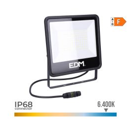 Edm Foco proyector led Black series 100W 8200lm 6400K luz fría 24,6x22,8x2,9cm