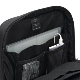 Dicota Mochila ECO Slim Pro para Portátil 12-14.1" Negro con Asa y Tirante para Hombro, Material PET, 960g