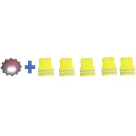 HTC Equipement HTC3513766118270 Pack Seguridad con Disco Luminoso de Advertencia 15 LED y 5 Chalecos Seguridad XL para Adultos Precio: 38.69000047. SKU: B1CRK9QXLW