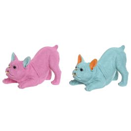 DKD Home Decor Figura de Resina Perro Azul Fucsia 20 x 22 x 34.5 cm (2 Unidades) Precio: 60.5. SKU: B148M7QFJP