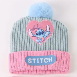 Gorro, Bufanda y Guantes Stitch Azul claro 3 Piezas