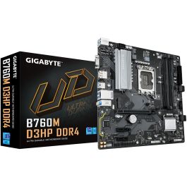Gigabyte B760M D3HP DDR4 G10 Placa Base Compatible con CPUs Intel Core 14ª Gen, VRM Digital 4+1+1 Fases, DDR4 OC hasta 5333MHz, 2xPCIe 4.0 M.2, LAN GbE, USB 3.2 Gen1 Precio: 99.50000005. SKU: B12JVZNVSX