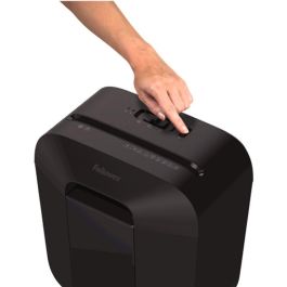 Fellowes Destructora Manual Lx25 - Corte en Partículas 4x37 mm, 6 Hojas, Grapas, Clips, Tarjetas, 11.5L