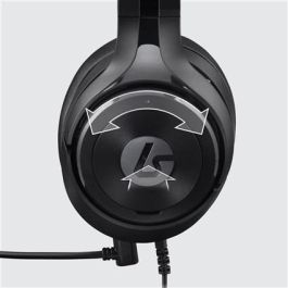 Lucid Sound LS10P Auricular Gaming con Cable para PlayStation Negro, PS5 y PS4, Micrófonos Duales, 50mm, Comodidad Gafas