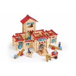 Jeujura Le Château Fort - Set de Construcción de Madera Natural y Teñida - 300 piezas - para niños +5 años Precio: 86.58999943. SKU: S7163280