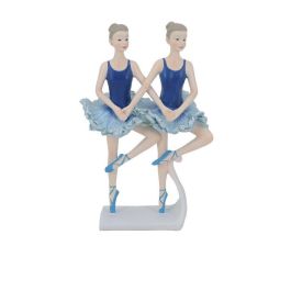 DKD Home Decor Figura Romántica de Bailarinas de Resina Azul 7.5 x 21.5 x 14 cm Precio: 7.57944. SKU: S3019666