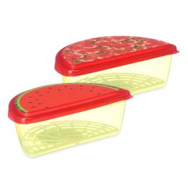 Tupper Fruta Sandía y Fresa 1.2 L Leknes 23x13x8 cm (24 Unidades) Tupper Fruta Sandía y Fresa 1.2 L Leknes 23x13x8 cm (24 Unidades)