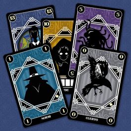 SD GAMES Juego de Cartas Criaturas y Excluidos Miércoles Wednesday, Español, +8 años, 2-6 jugadores