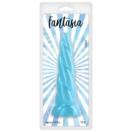Consolador NS Novelties Fantasia Azul Ø 4 cm Ø 5,1 cm