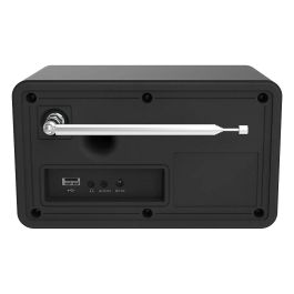 Telestar TOP 200 Radio Portátil Multifunción Digital/Analógica con DAB+, FM, Bluetooth 5.3, WiFi, Pantalla TFT 2.4", MP3, Negro