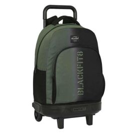 Mochila Escolar con Ruedas BlackFit8 Gradient Negro Verde militar (33 x 45 x 22 cm) Precio: 27.89000027. SKU: S4306982