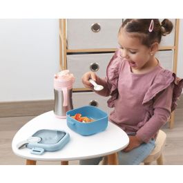 KioKids Caja Almuerzo Hermética con Cuchara 750ml Azul Compacta para Niños +4 meses. Ideal Colegio y Picnic. Apta Lavavajillas. KioKids Caja Almuerzo Hermética con Cuchara 750ml Azul Compacta para Niños +4 meses. Ideal Colegio y Picnic. Apta Lavavajillas.
