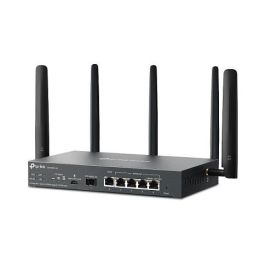 TP-Link Omada ER706W-4G Router Inalámbrico Gigabit Ethernet Doble Banda Wi-Fi 6 (2.4 GHz / 5 GHz) con 4G Negro