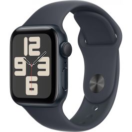 Apple Watch SE GPS 40mm Caja de Aluminio Midnight con Correa Deportiva Midnight - Talla S/M Precio: 285.79000043. SKU: B1HRLMGEBC