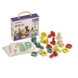 Juego Educativo Miniland Tornillos Y Tuercas Eco Activity Nuts & Bolts (2-5 Años) Precio: 15.49999957. SKU: B1D2W29HJ4