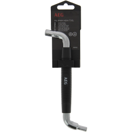 Aeg Llave de Drenaje Hexagonal Doble 8-12 mm Mango Ergonómico Antideslizante