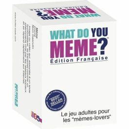Megableu Juego de ambiente ¿Qué MISMO? Edición francesa – Crea los memes más divertidos con texto e imágenes