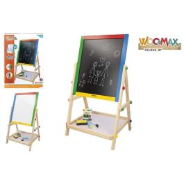 Color Baby Pizarra 2 Caras Blanca y Negra de Madera 37,5x65cm con Accesorios