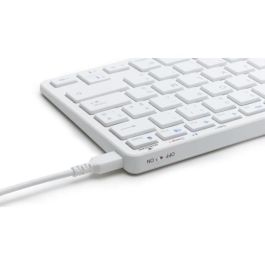 Teclado TKL - BLUESTORK - Bluetooth recargable para Mac - Blanco