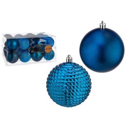 Set 24 Bolas Navidad Turquesa 8 cm Krist+ - Decoración Azul (6 Unidades) Precio: 62.50000053. SKU: B1KHKA3779