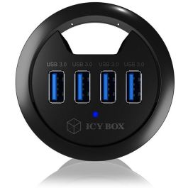 ICY BOX HUB de Mesa 4x USB 3.0 Type-A