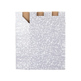 Liderpapel Classic Red Caja Archivador Cuarto Apaisado Gris Carton Entrecolado 75mm 80mm