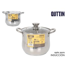 Inde Olla 22 cm (6 L) de Acero con Tapa para Inducción "New Neron" (4 Unidades)