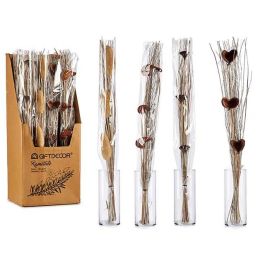 Giftdecor Ramillete Blanco y Natural Surtido 96 cm de Alto 12 cm de Ancho 10 cm de Largo en Fibra Natural (Set de 24) Precio: 67.50000004. SKU: S3606682