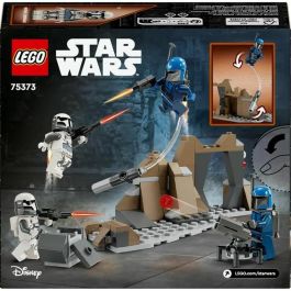 LEGO 75373 Pack de Combate: Emboscada en Mandalore Star Wars: The Mandalorian Set con 4 Minifiguras +6 años