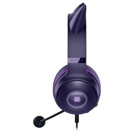 Razer Kraken Kitty V2 Pokémon Gengar Ed. Auriculares Alámbricos USB con Retroiluminación Rosa para Juego