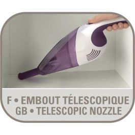 Aspirador de mano ROWENTA Extenso AC232001 - Sin cable, Autonomía 10 min, Depósito de polvo 350 ml Aspirador de mano ROWENTA Extenso AC232001 - Sin cable, Autonomía 10 min, Depósito de polvo 350 ml