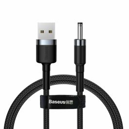 Baseus Cable de Audio USB-A a Jack 3.5 mm de 1 Metro para Carga y Audio, Gris - Adaptador USB-A a Auxiliar 3.5 mm, Cable de Datos y Carga Rápida 2A Precio: 2.8798. SKU: B1G96F56BL