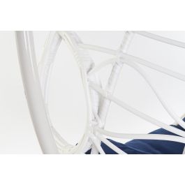 Sillón de jardín colgante DKD Home Decor Azul marino Blanco Aluminio ratán sintético 90 x 70 x 110 cm (107 x 107 x 198 cm) Sillón de jardín colgante DKD Home Decor Azul marino Blanco Aluminio ratán sintético 90 x 70 x 110 cm (107 x 107 x 198 cm)