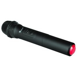 NGS SINGERAIR Micrófono Inalámbrico Dinámico Vocal Singer Air con Receptor Jack 6.3mm para Karaoke y Conferencias, Alcance 20m VHF