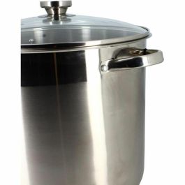 Menastyl 4615451 Olla de acero inoxidable con tapa, 17 litros, 32 cm - Apta para todo tipo de fuegos e inducción Menastyl 4615451 Olla de acero inoxidable con tapa, 17 litros, 32 cm - Apta para todo tipo de fuegos e inducción