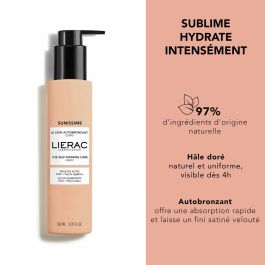 Lierac SUNISSIME Crema Corporal Autobronceadora 150 ml - Hidratación Intensa, Aroma Refrescante