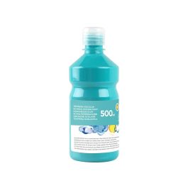 Tempera Liquida Liderpapel Escolar 500 mL Turquesa