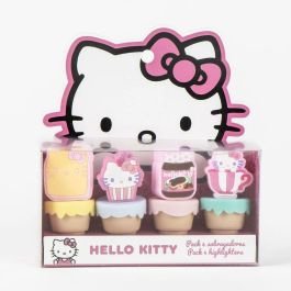 Hello Kitty Subrayadores (12.3 x 6.0 x 3.2 cm) - Rosa - Kit de Marcadores para Niños, 3+ Años