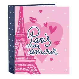 Carpeta de anillas Safta Paris Rosa Azul marino A4 27 x 33 x 6 cm Precio: 5.50000055. SKU: B17V4DLVL7