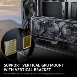 ANTEC FLUX SE Midi Tower para PC, Negro y Madera