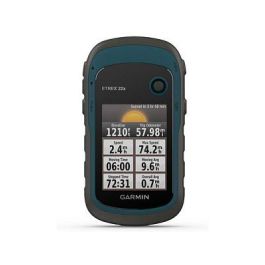 Garmin eTrex 22x schwarz/blau GPS de mano con pantalla TFT de 2.2 pulgadas, 8 GB de memoria interna, IPX7, para senderismo y geocaching
