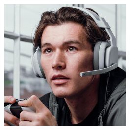 Logitech ASTRO Gaming A10 Gen 2 Auriculares Gaming Diadema Alámbricos con Micrófono Plegable, Conector 3.5 mm, Gris, Compatible PC, Mac, PS4, PS5, Xbox